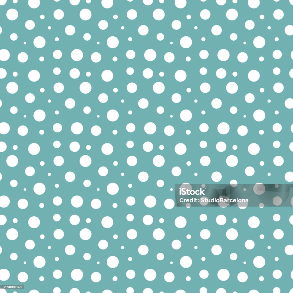 Pattern Fall Dots Snow Fall Dots Seamless Pattern Stock Illustration - Download Image Now ...