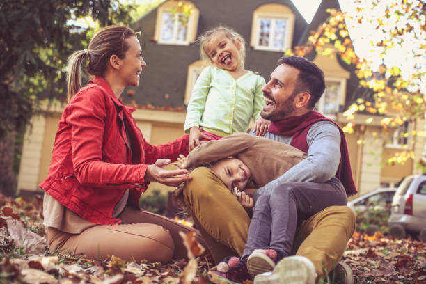 istock Parents have play with daughters. On the move. 874800560