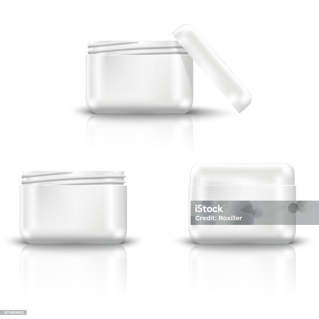 Packaging Containers Vector Templates Set Stock Illustration - Download ...