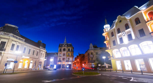 istock Oradea city in night 874819234