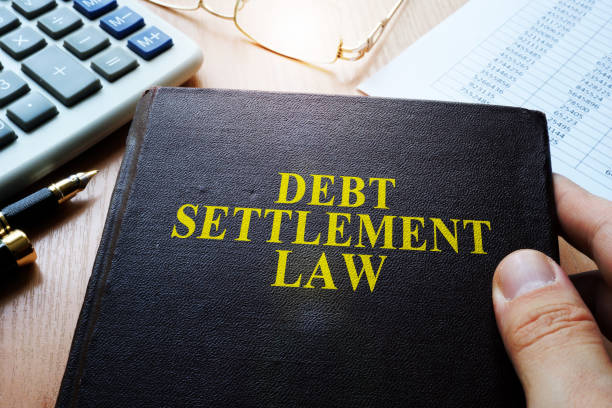 istock Debt Settlement Law on a table. 874826602