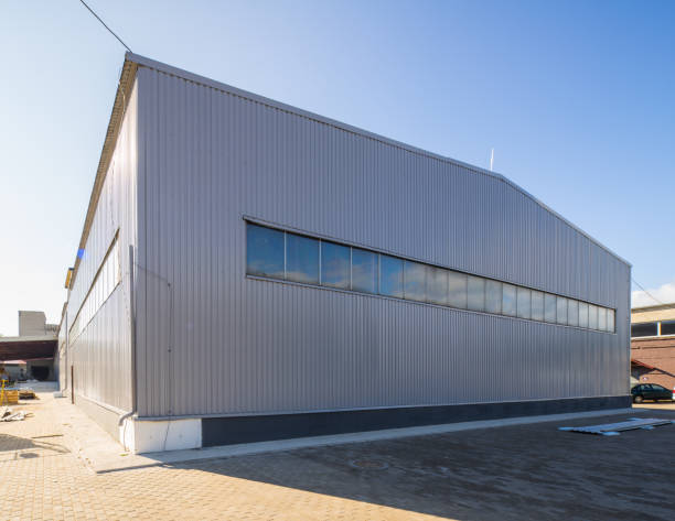 istock Hangar, industrial area, warehouse. 874843842