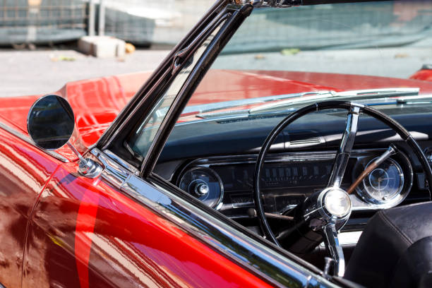 istock Interior of a classic car 874846156