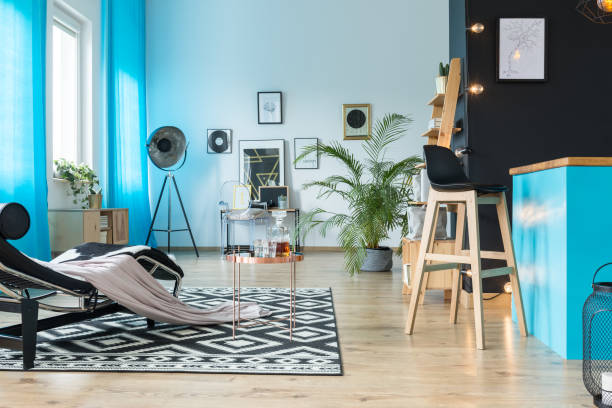 istock Modern furniture in luxurious loft 874859438