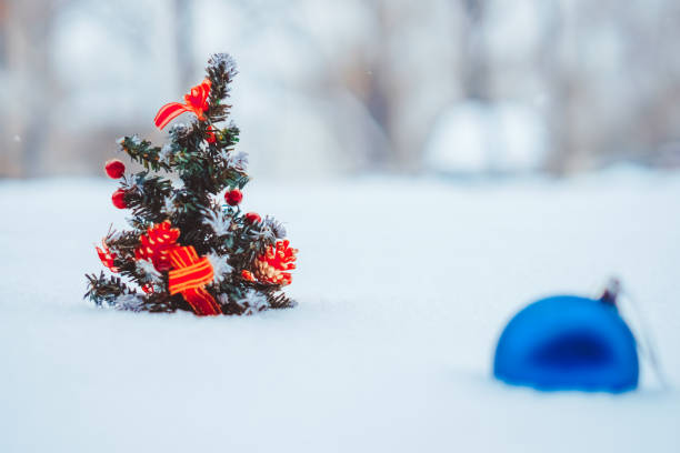 istock Christmas toy in the snow 874861710