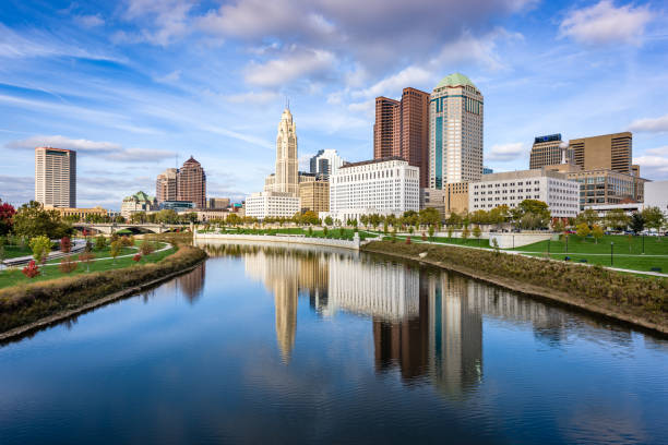 columbus, ohio, usa - columbus park 뉴스 사진 이미지