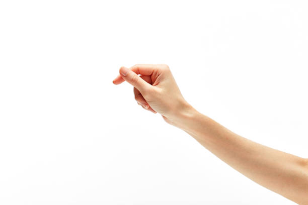 istock beautiful woman's hand isolated on white background 874863994