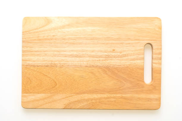 istock Brown wooden cutting board 874871478