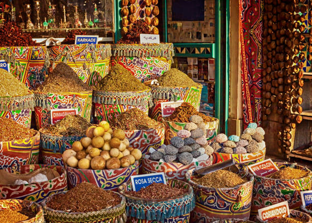 istock Street shop in Egypt 874872186