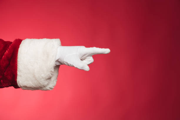 istock hand of santa claus pointing finger 874875698