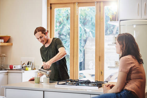 istock He knows just how she likes her coffee 874879948