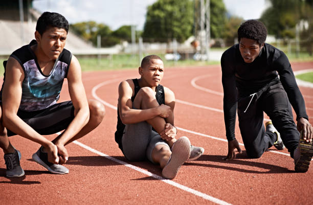 istock Stretching is an essential part of any athletes's training 874883358