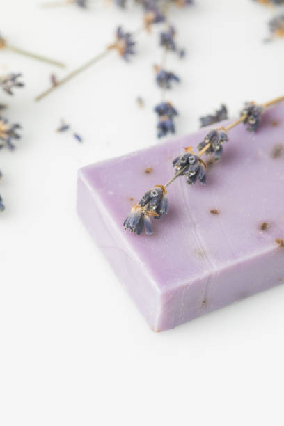 istock handcrafted soap with lavender flowers 874887748