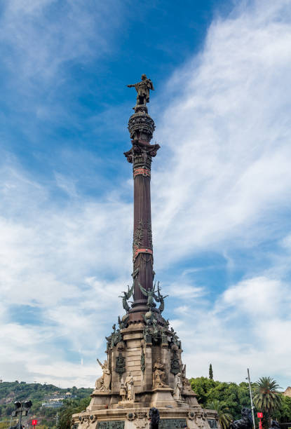 istock Columbus Statue in Barcelona 874888200