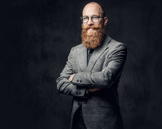 istock Redhead bearded male in a suit. 874903096