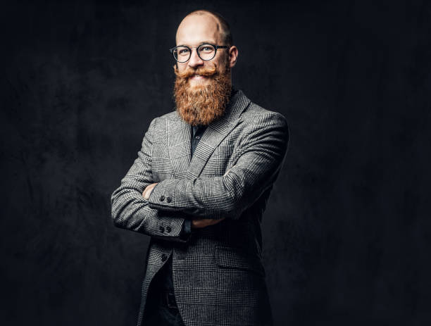 istock Redhead bearded male in a suit. 874903252