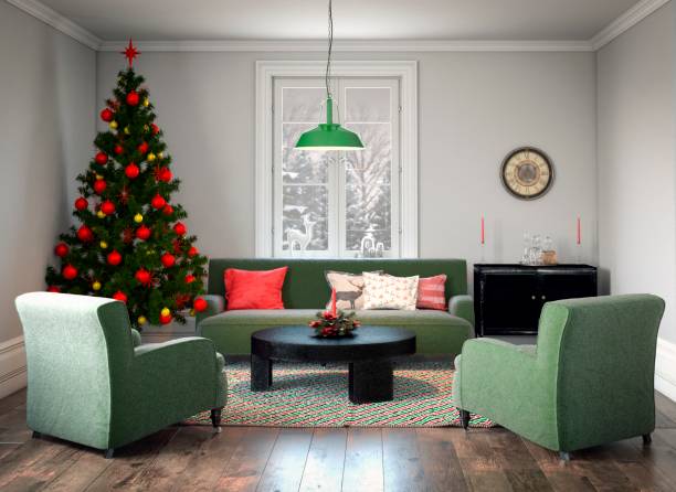 istock Christmas Living Room 874903260