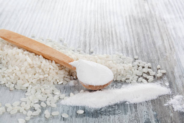 istock Gluten-free rice flour. 874903416