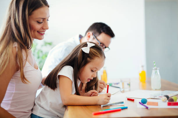 istock Happy familiy spending fun time at home 874914136