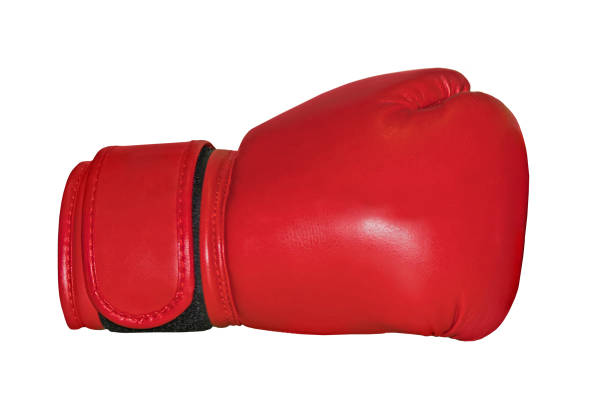 istock A studio shot of a red boxing glove 874914886