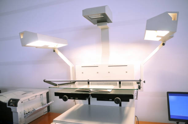 istock Scanner for large books and newspapers 874918046