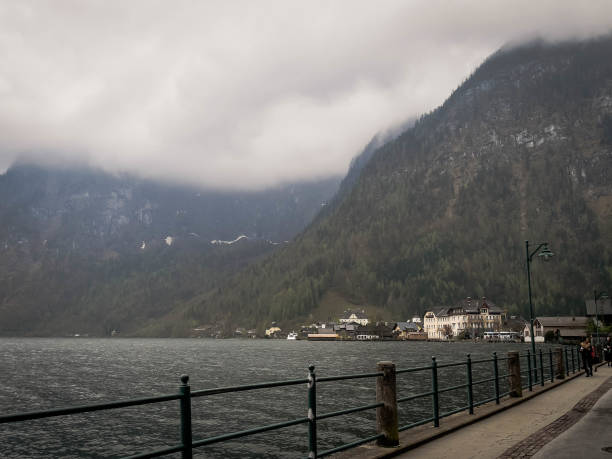 istock Morning clouds over the lake 874927296