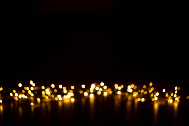 istock Christmas background with light spots and bokeh. 874934388