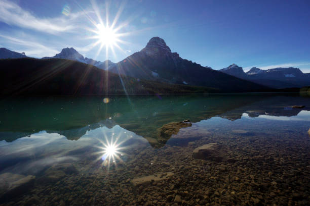 The Canadian Rockies stock photo