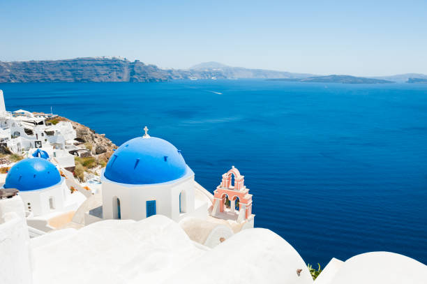 istock White architecture on Santorini island, Greece. 874955498