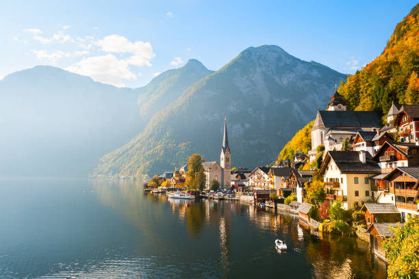 istock Hallstatt village in Austrian Alps in autumn 874955820