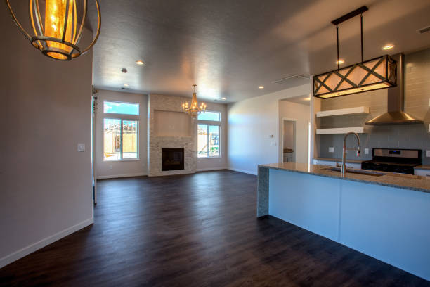 istock Beautiful Modern Kitchen in a New Home 874956092
