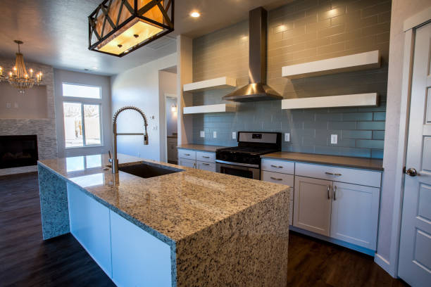 istock Beautiful Modern Kitchen in a New Home 874957644