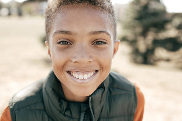 istock Close up of smiling boy 874962600