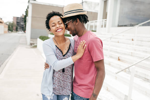 istock Happy tourist couple 874962718