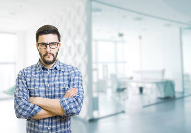 istock Portrait of serious man 874969728