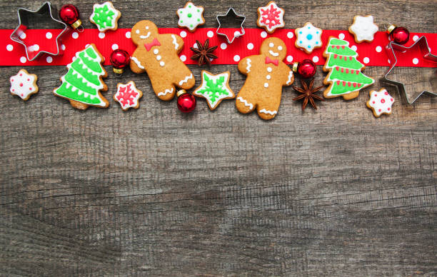 istock Christmas ginger and honey colorful cookies 874969874