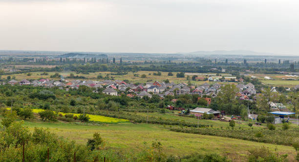 istock Vynohradiv town cityscape, Ukraine. 874973054