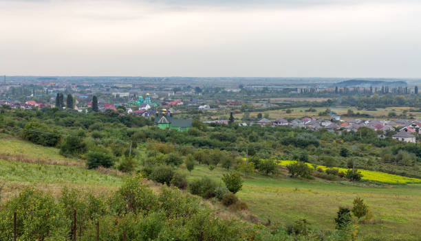 istock Vynohradiv town cityscape, Ukraine. 874973160