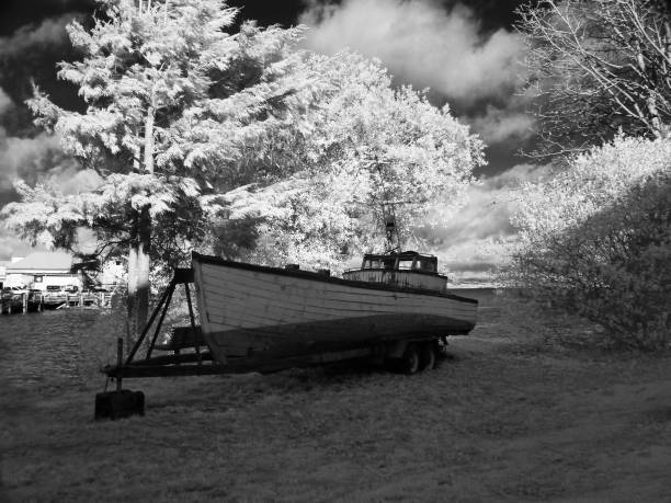 旧ジョンフィッシングボート - columbia oregon ストックフォトと画像