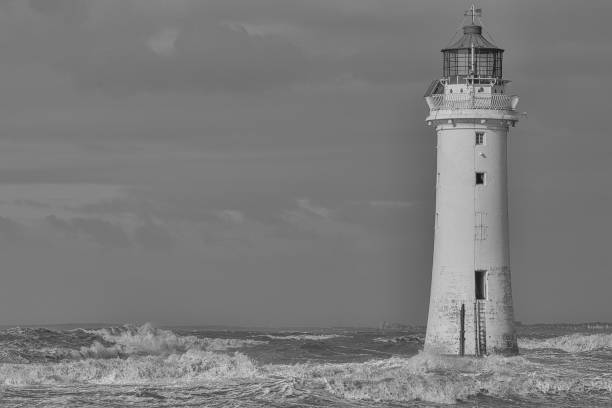 istock Stormy Weather - New Brighton Wirral Merseyside 874997446
