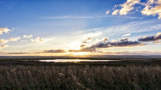 istock Quayside sunset Neston wirral UK 874998314
