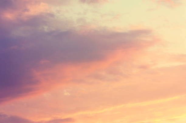 istock Beautiful sky with couds at the sunset. Copy space. Instagram 875018046