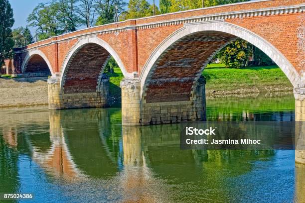 Sisak Old Bridge Stock Photo - Download Image Now - Ancient, Arch - Architectural Feature, Architecture