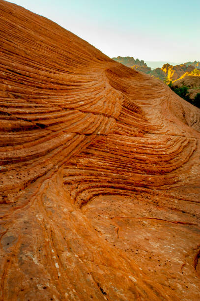 Snow Canyon State Park, St. George, Utah Petrified mud flows, Snow Canyon State Park, Utah. snow canyon state park stock pictures, royalty-free photos & images