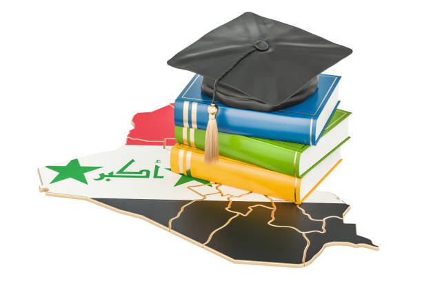 istock Education in Iraq concept, 3D rendering isolated on white background 875032546