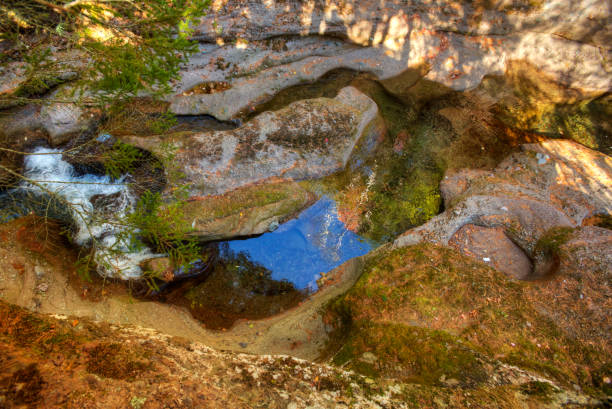 istock Aerial HDR Rapids Rock Formations 875032694