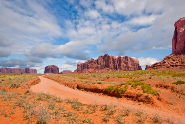 Dirt Road Leading to Merrick Butte