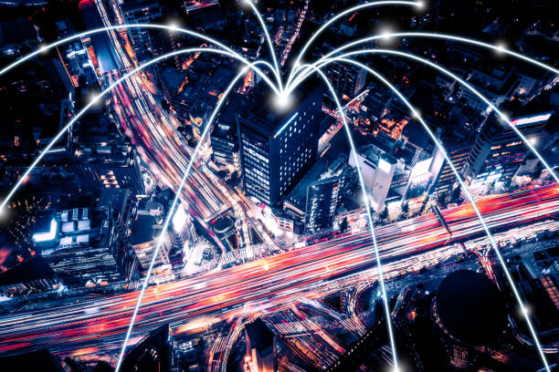 istock Aerial view of Tokyo Highway  Network 875074108