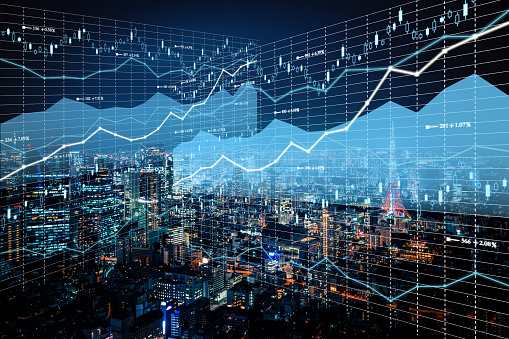 Fondo bursátil y Finanzas económica photo