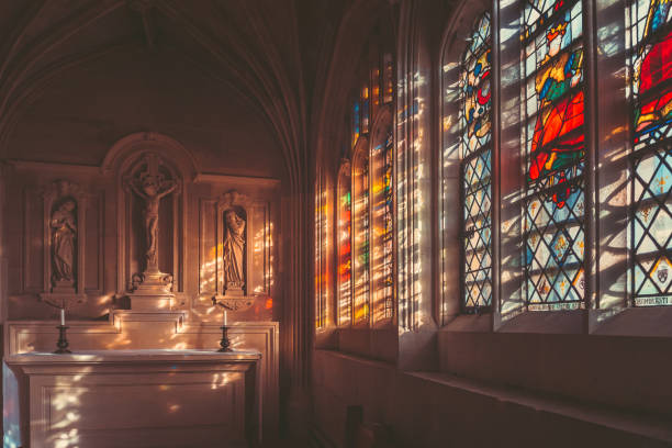 часовня королевского колледжа в кембриджском университете, англия. - fan vaulting стоко�вые фото и изображения